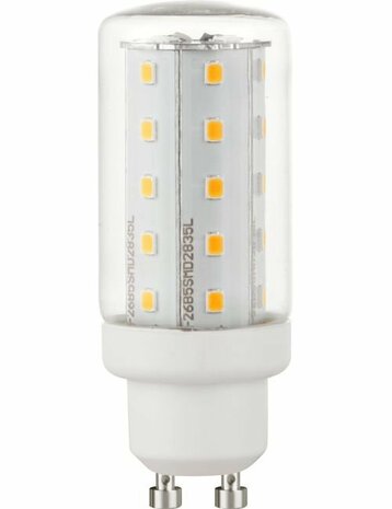 LED GU10 Glass T30x80 230V 450Lm 4W 827 AC Non-Dim