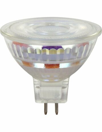 LED GU5.3 MR16 Glass 50x45 12V 350Lm 2.7W 827 36° AC/DC Non-Dim