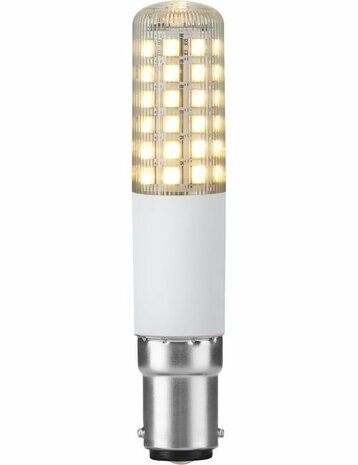 LED Ba15d Tube T18x90 230V 1055Lm 8W 827 AC Clear Dim