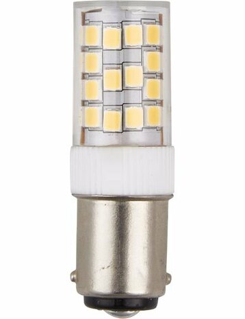 LED Ba15d Tube T17x52 230V 350Lm 3.5W 830 AC Clear Triac-Dim