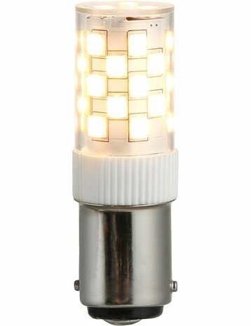 LED Ba15d Tube T17x52 230V 380Lm 3.5W 830 AC Clear Non-Dim