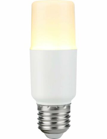 LED E27 Stick T37x108 95-265V 640Lm 5W 830 180° AC/DC Opal Non-Dim