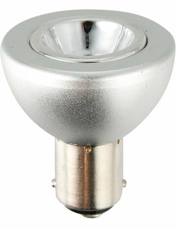 LED Ba15d R37x42 12V 240Lm 5W 927 35° AC/DC Silver Dim