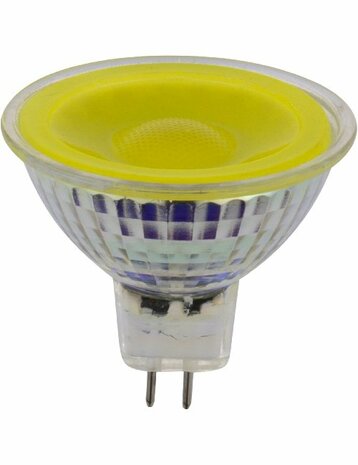 LED GU5.3 MR16 Glass 50x47.5 12V 5W 38° AC/DC Yellow Non-Dim