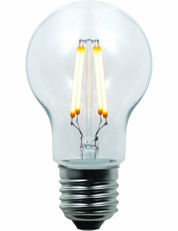 LED E27 Fila GLS A55x100 230V 320Lm 3.5W 827 Polycarbonate Clear N-Dim