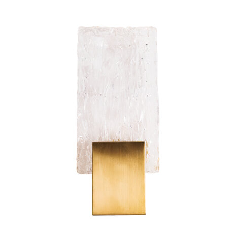 MAXLIGHT W0360 Wandlamp VETRO Geborsteld Goud