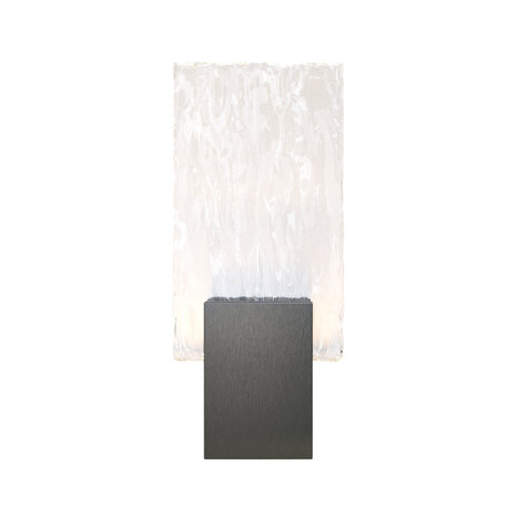 MAXLIGHT W0361 Wandlamp VETRO Geborsteld Zwart