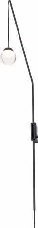 MAXLIGHT W0269 Wandlamp ZOOM Zwart, 3W LED