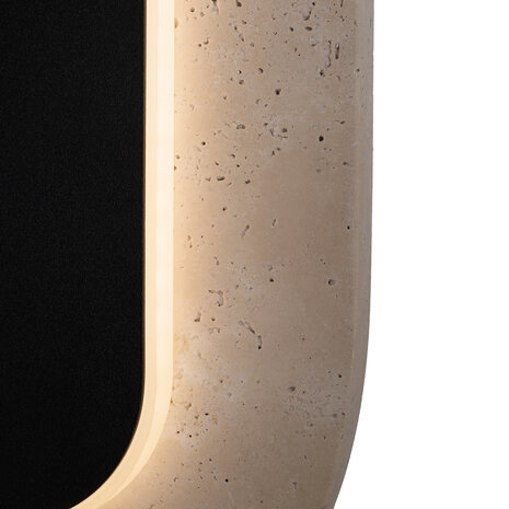 MAXLIGHT W0393 Wandlamp TRAVERTINO OVAL 10W