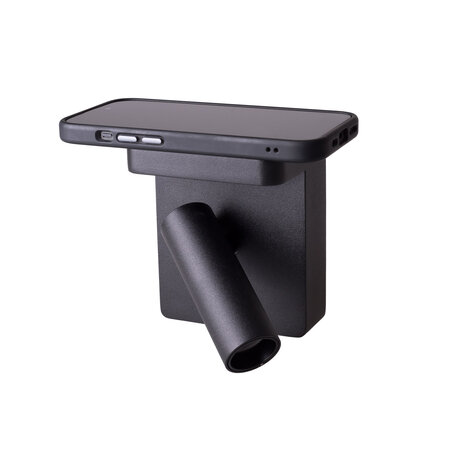 MAXLIGHT W0374 LOFER Wandlamp Zwart 7W 364LM 3000K