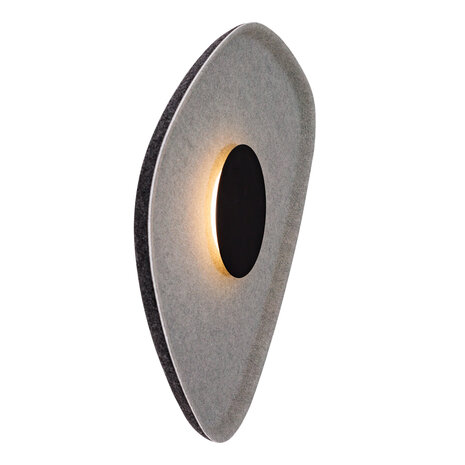 MAXLIGHT W0558 Wandlamp DEUX Zwart&Grijs