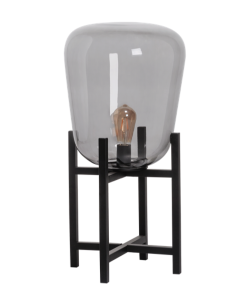 Tafellamp Benn Mini Zwart Smoke