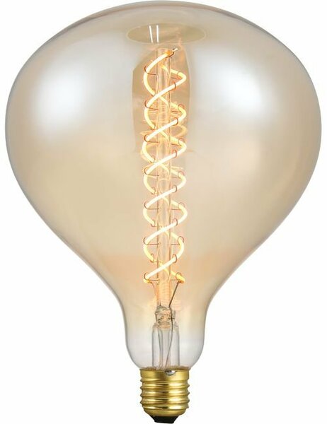 LED E27 R160 Amber 6 Watt Dimbaar
