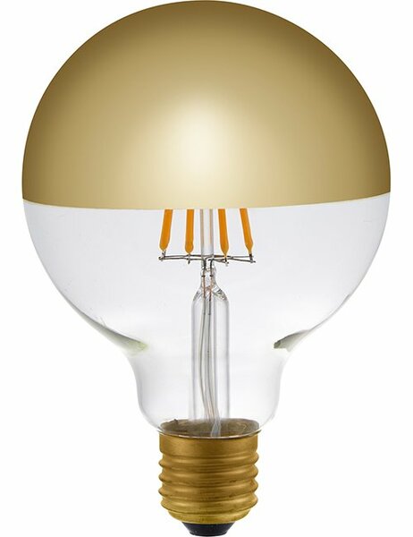 LED E27 G95 Kopspiegel Goud 4 Watt Dimbaar