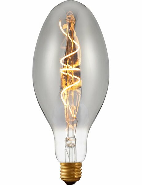 LED E27 Ellipse Smoke 4W Dimbaar