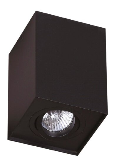 Opbouwspot Basic Square GU10 Zwart