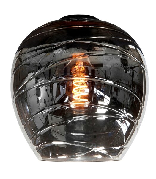 Glas Apple 26cm Smoke