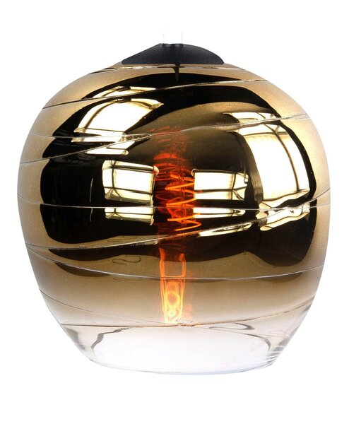 Glas Apple 32cm Semi Goud