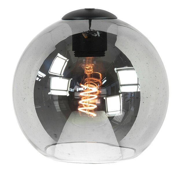 Glas Bowl 25cm Smoke