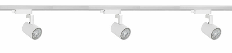 Complete set Trackverlichting PREMIUM Jiuk 2 meter Wit incl. 3 Spots