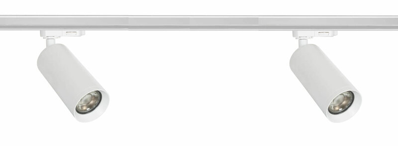 Complete set Trackverlichting PREMIUM Tube 1 meter Wit incl. 2 Spots