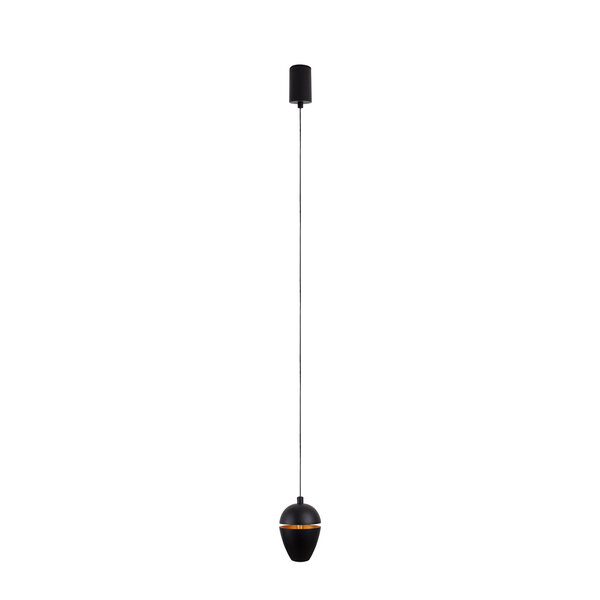 Hanglamp Cometshine Kegel 8W 480L Zwart Goud