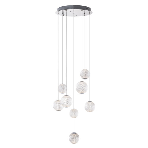 Hanglamp Nobile 8 Kristal