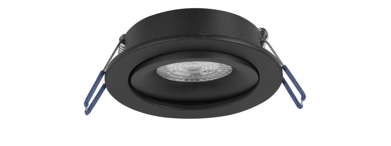 Inbouwspot Redo Kantelbaar GU10 Zwart