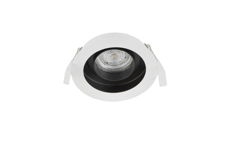Inbouwspot Cedi GU10 Zwart/Wit