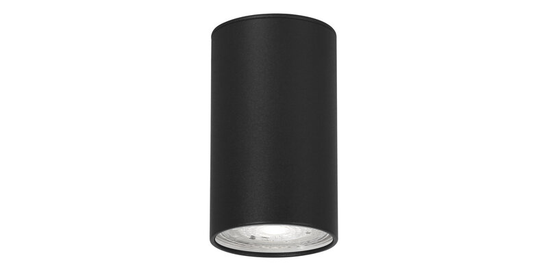 Opbouwspot Gener 10cm GU10 Zwart