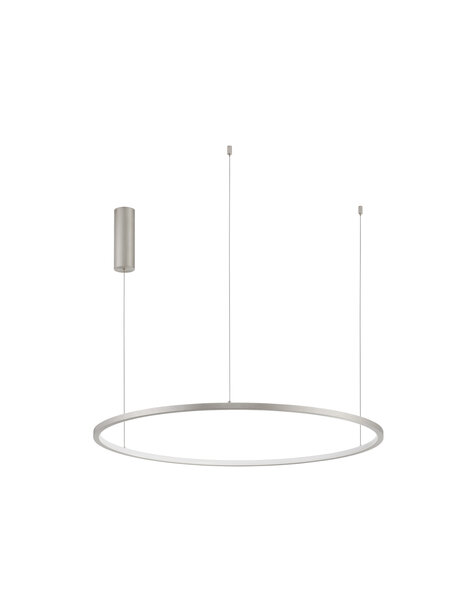 Hanglamp Tarquin 80cm Zilver 3000K Dimbaar
