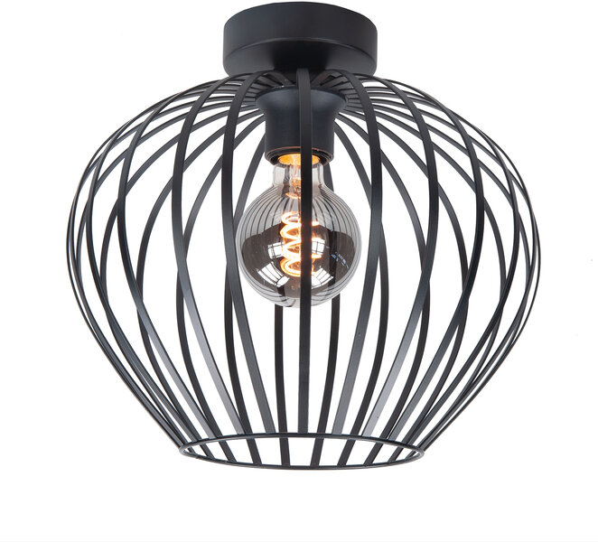 Plafondlamp Mela 30cm Zwart
