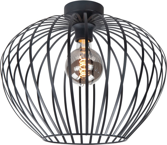 Plafondlamp Mela 50cm Zwart