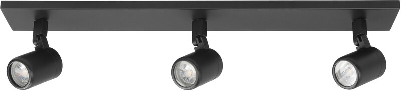 Opbouwspot IP44 Rain 3 Recht Zwart