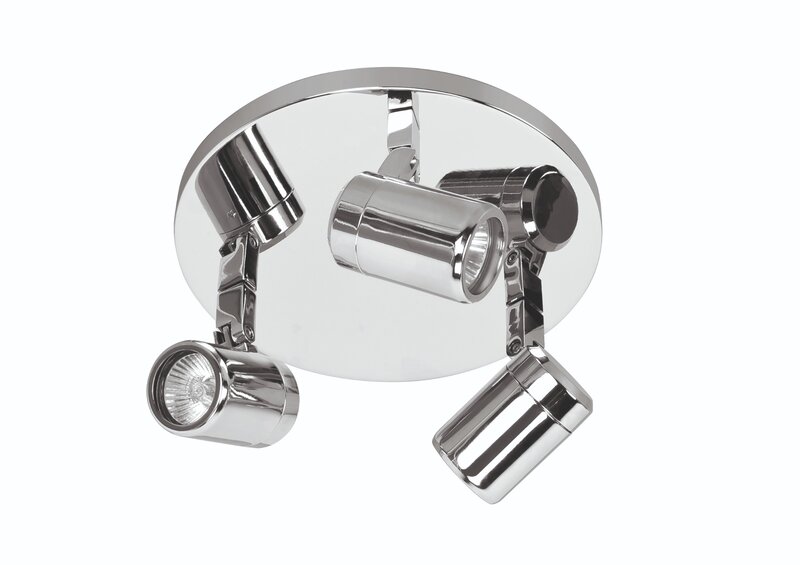 Opbouwspot IP44 Rain 3 Rond Chroom