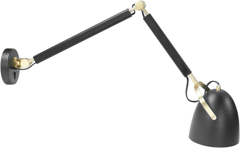 Wandlamp Cupra Zwart/Goud