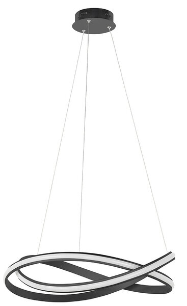 Hanglamp Waves L Zwart
