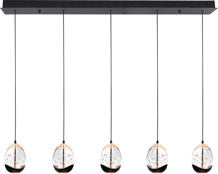 Hanglamp Clear Egg 5 Recht