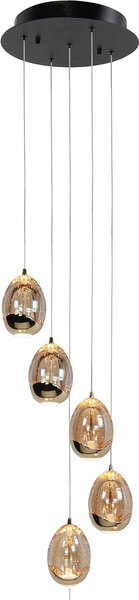 Hanglamp Golden Egg 5 Rond