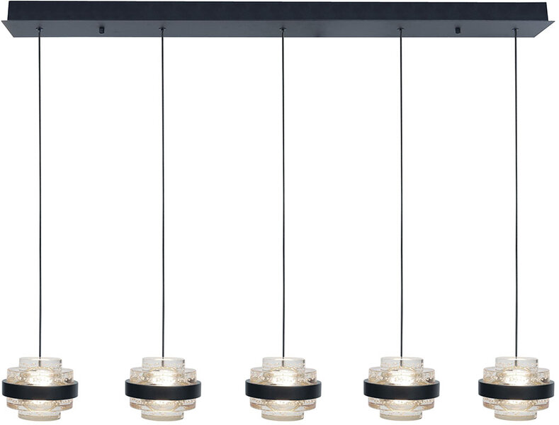 Hanglamp Dynasty 5 Recht Helder