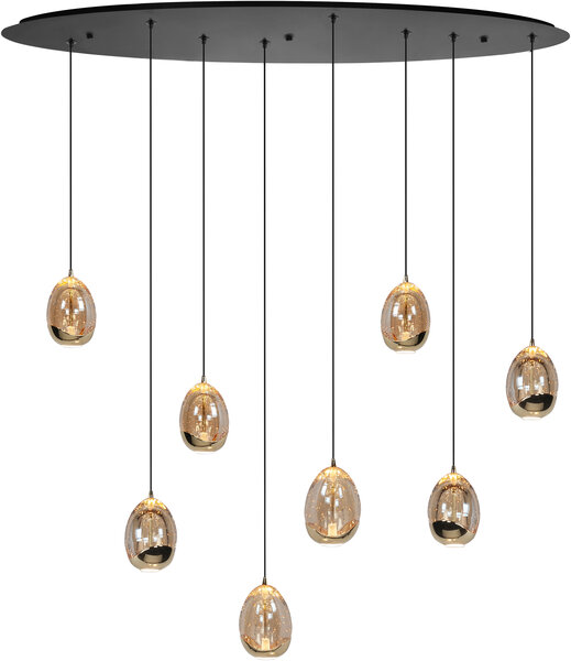 Hanglamp Golden Egg 8 Ovaal