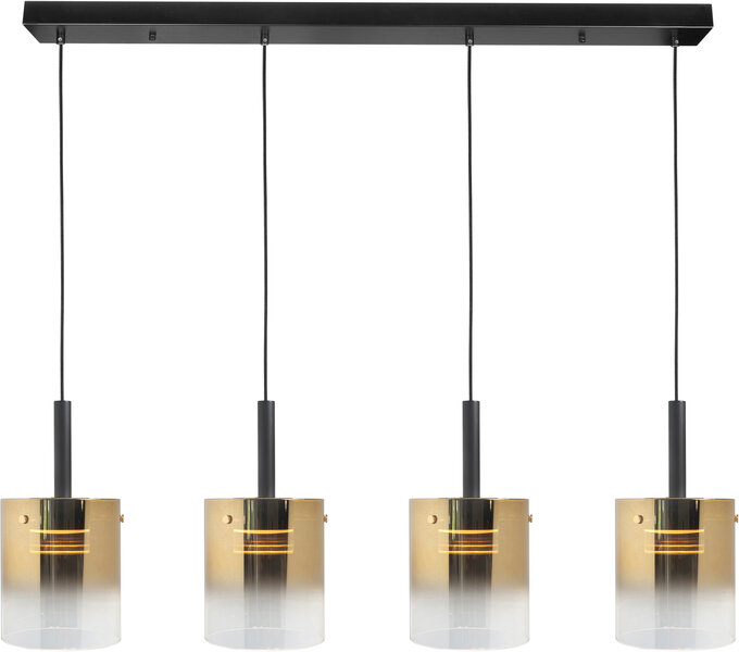 Hanglamp Salerno 4 Amber