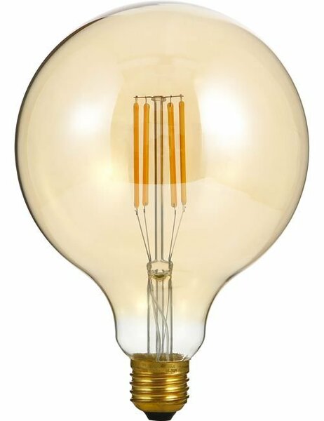LED E27 G125 Amber 7 Watt Dimbaar