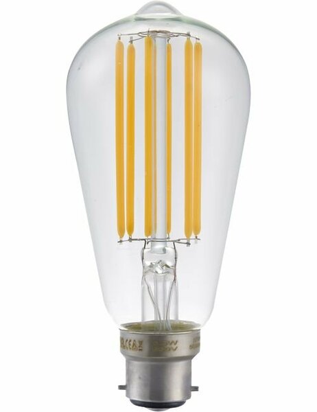 LED BA22D ST58 Helder 6,5 Watt Dimbaar