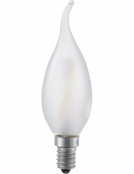 LED E14 Kaars Top Frosted 2 Watt Dimbaar