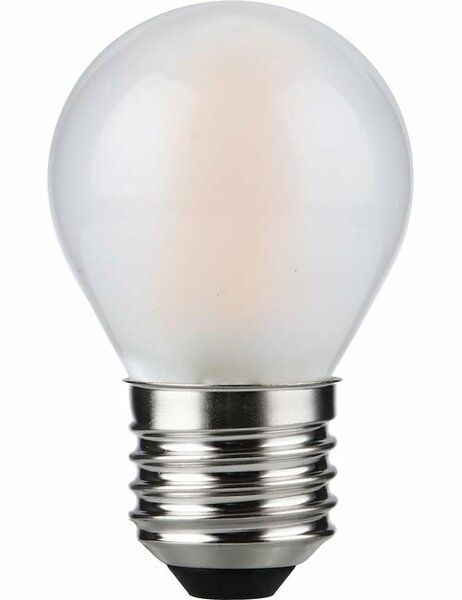 LED E27 Kogel G45 Frosted 4 Watt Dimbaar