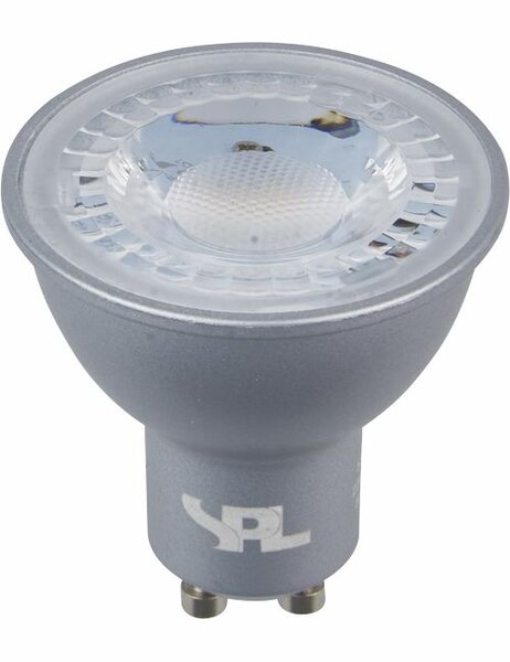 LED GU10 Zilver 7 Watt 3000K 40&deg; Dimbaar
