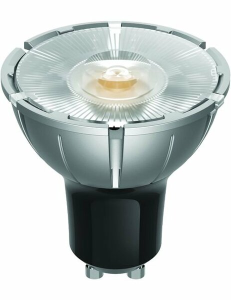 LED GU10 Zilver 7 Watt 3000K 10&deg; Dimbaar