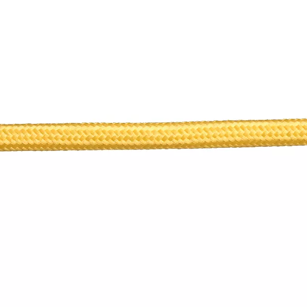 Stofkabel Mat Geel