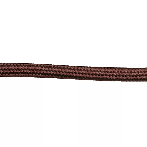 Stofkabel Glanzend Donkerbruin